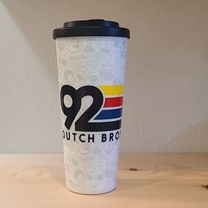 Dutch Bros. 16oz Hot Thermal #92 Plastic Coffee Tumbler Cup Travel Mug
